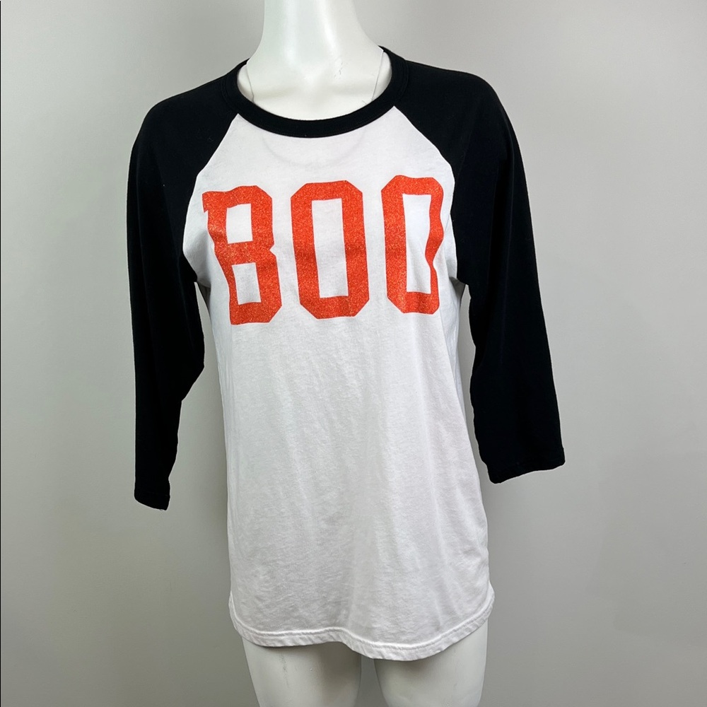 Bella Canvas Kids Raglan Tee with Orange Graphic